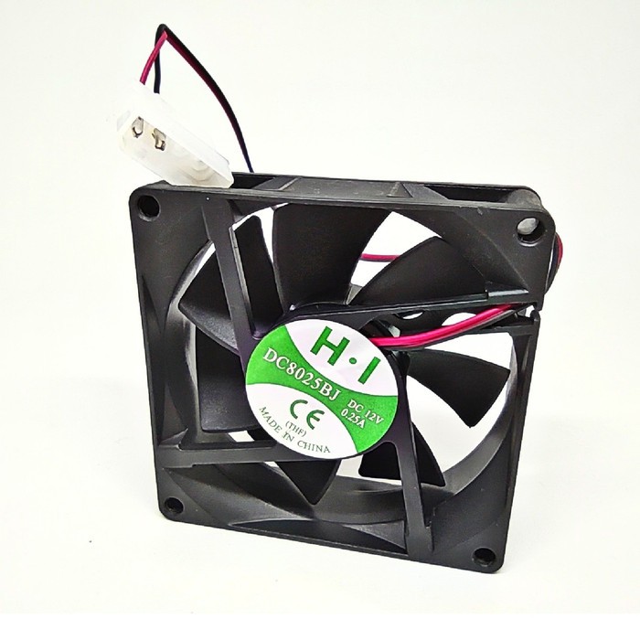 FAN CASING 8CM  / FAN CASE 8 CM / KIPAS CPU COOLER 8CM  HITAM