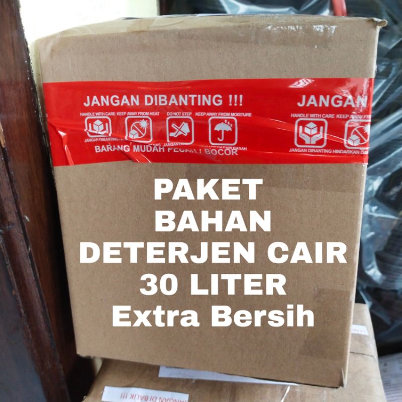 PAKET BAHAN DETERJEN CAIR 30 LITER