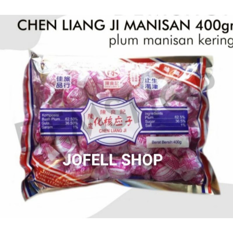 

MANISAN BUAH PLUM tanpa biji CHEN LIANG JI - 400 gram