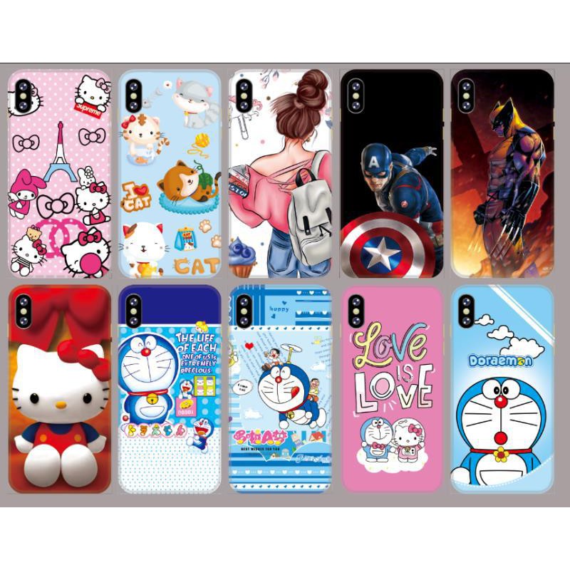 Case + Tempered glass karakter kilat Vivo V11 v11i Pro,V15 Pro, V17 Pro,Y91,Y91c,Y93,Y95,Z1 Pro