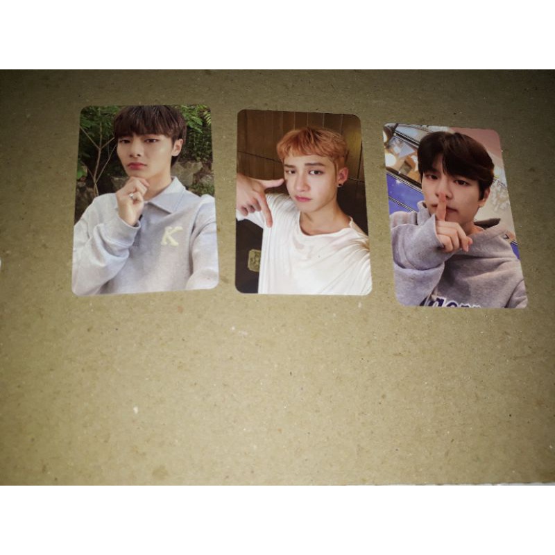 PC STRAY KIDS NOEASY SEUNGMIN/ DS BANGCHAN NOEASY / PHOTOCARD DOUBLE SIDE IN NO EASY