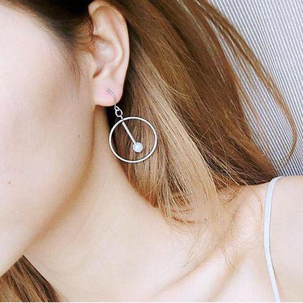 ★ODS★ Anting Bulat FA118 Geometris Untuk Wanita Fashion Import kekinian