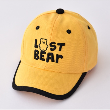 JUNE_COLLECTIONS TOPI BASEBALL ANAK - FASHION HAT KIDS MOTIF BORDIR TULISAN LAST BEAR BERUANG MODEL WARNA #TP01 LASTBEAR