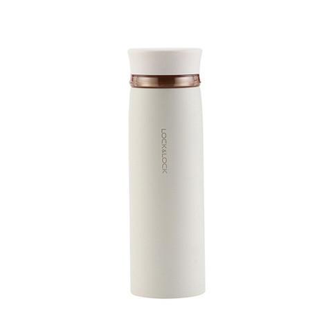 

Baru! Locknlock Exclusive Feather Ring Vacuum Tumbler 450Ml - Ivory