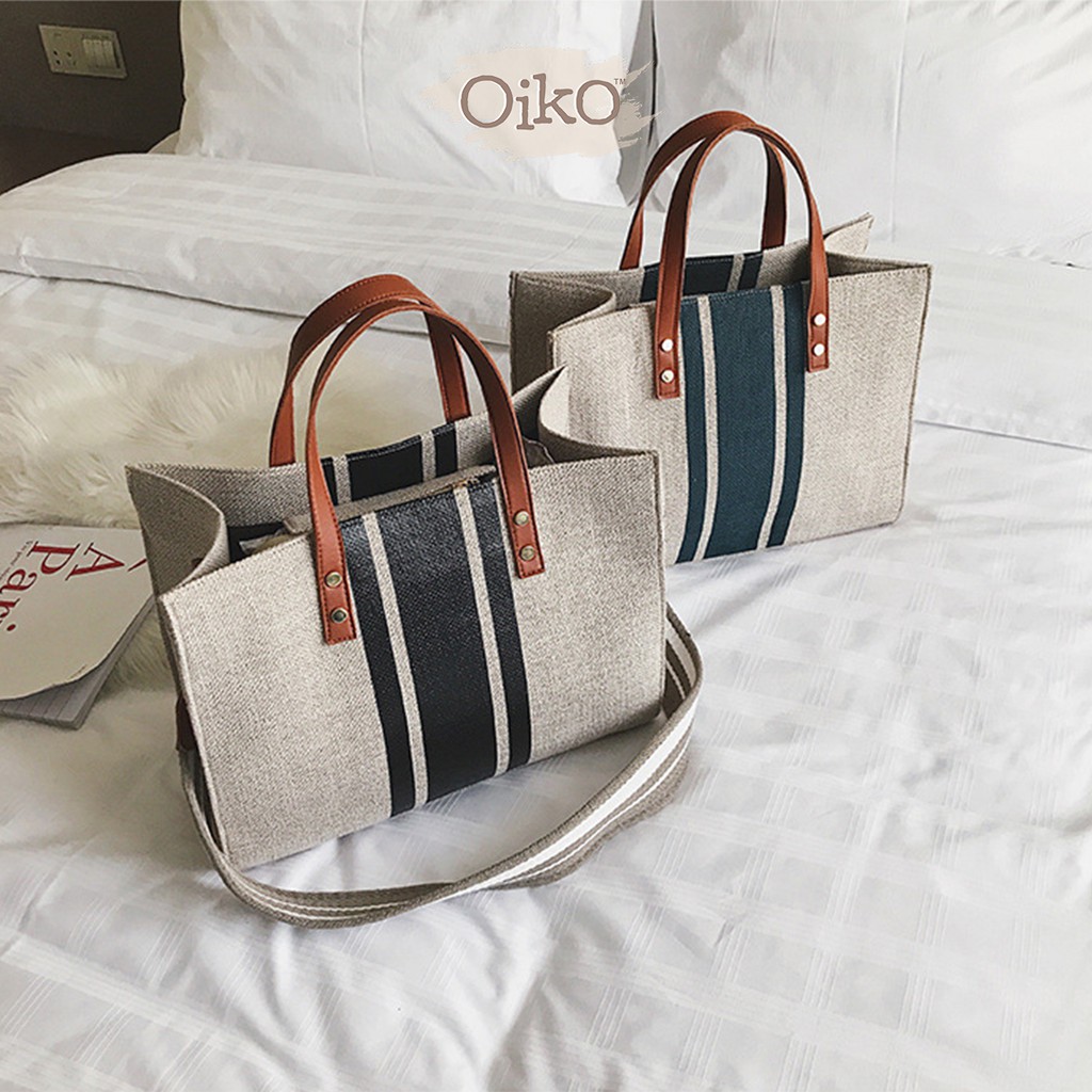 TAS SELEMPANG WANITA OIKO CLIORA TOTE BAG