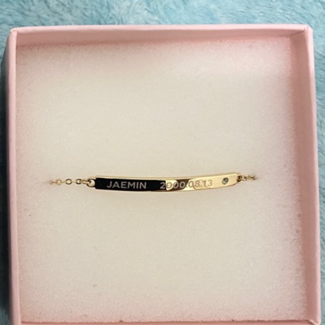 [READY STOCK] JAEMIN BIRTHDAY BRACELET GOLD