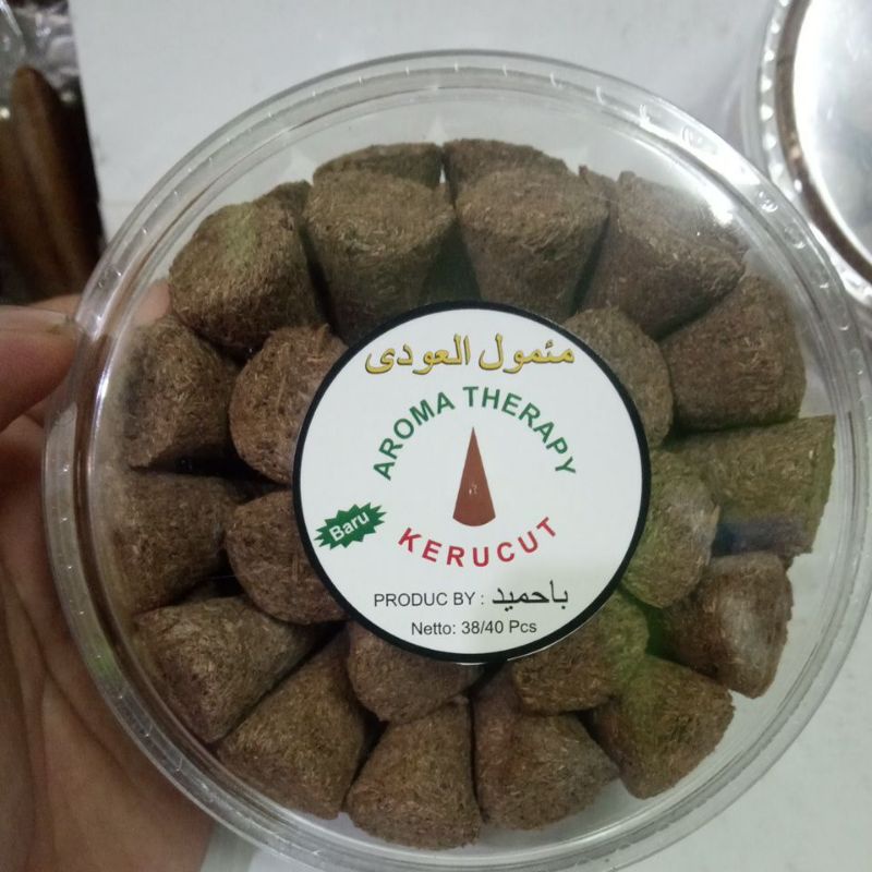 BUHUR KERUCUT AROMATHERAPY GAHARU ISI 38-40PCS | BUKHUR GAHARU KERUCUT