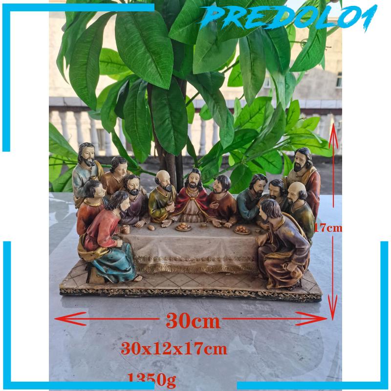 (Predolo1) Patung Resin The Last Supper Untuk Dekorasi Kamar Tidur