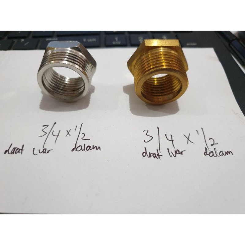 vlok ring sambungan kran 3/4