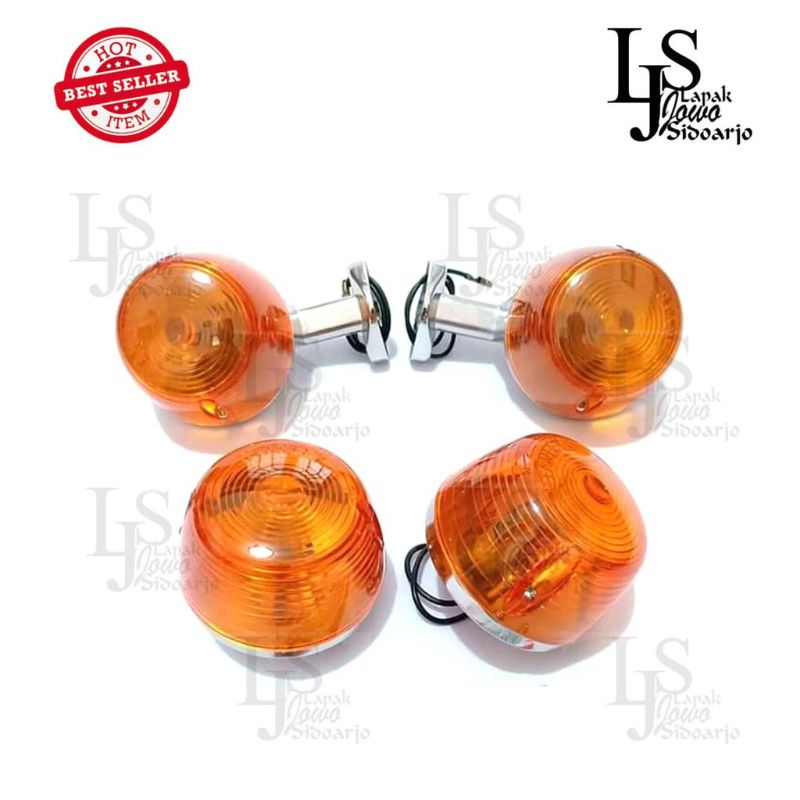 Lampu Sein Standard C70 Set Depan Belakang Reting C70 Standar