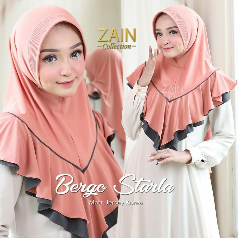 jilbab instan bergo starla ori zain hijab