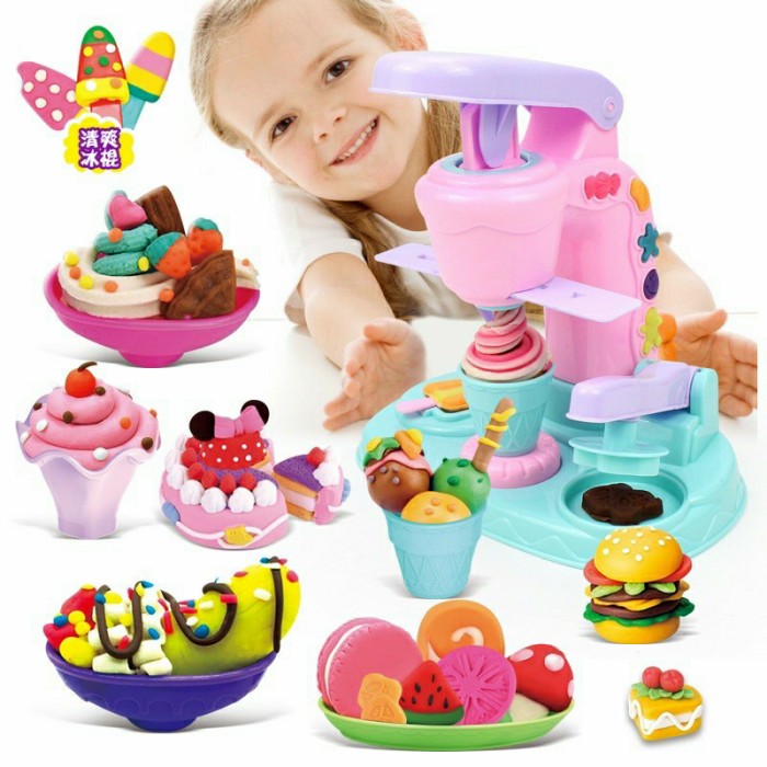 READY Mainan Edukasi Anak Play Doh Ice Cream Maker Alike BERKUALITAS
