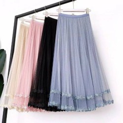 Rok tutu renda melati bordir