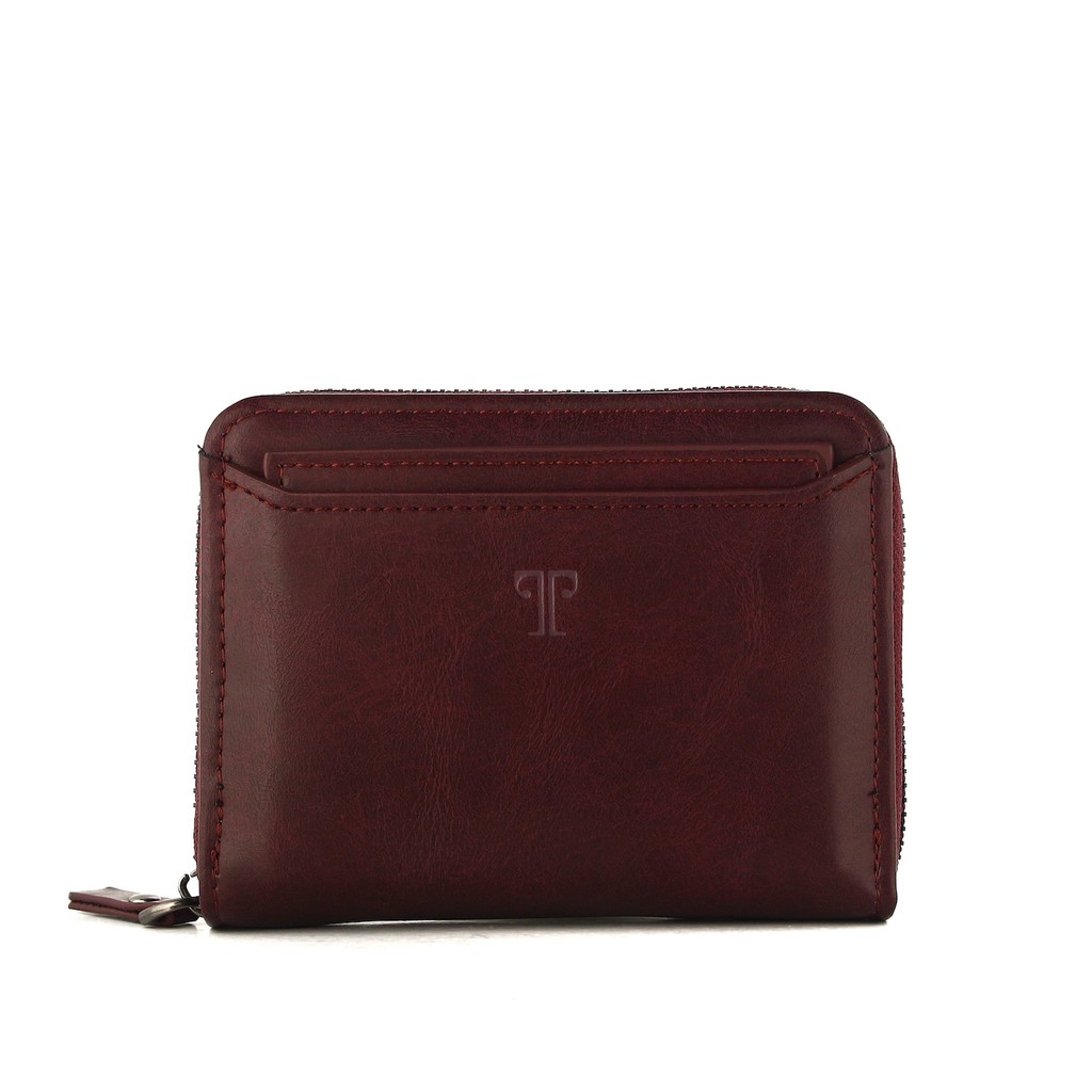 TOKOKOE - Dompet Pria Wanita Bahan Kulit Original - Troy - Classic Horo Avero-Avero Burgundy