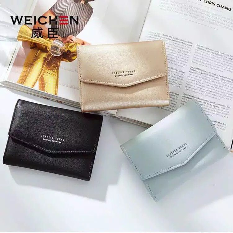 Dompet Fashion LIPAT KC005 WANITA RUMBAI DOMPET CEWEK MULTIFUNGI PRAKTIS MURAH TREND IMPORT A3