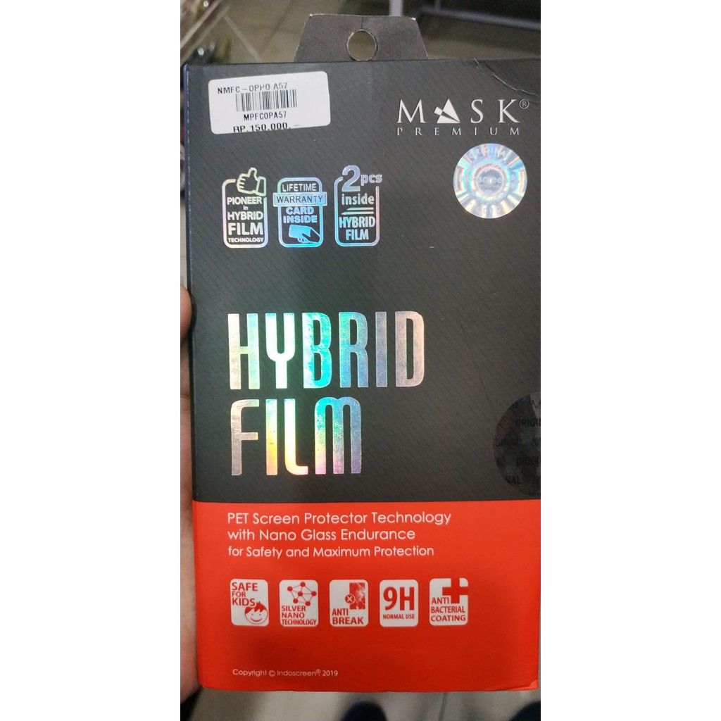 PREMIUM TEMPERED GLASS BY INDOSCREEN UNTUK OPPO A57 BERKUALITAS