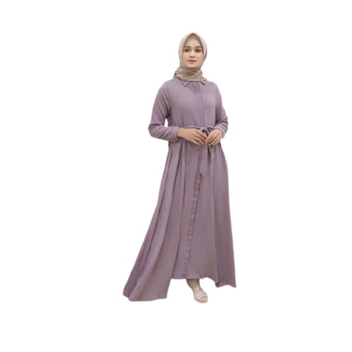 KB99 - GEOVA DRESS MAXI DRESS CANTIK / Moscrepe