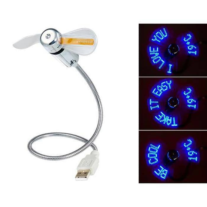 Kipas angin LED BISA DI GANTI TULISAN NYA