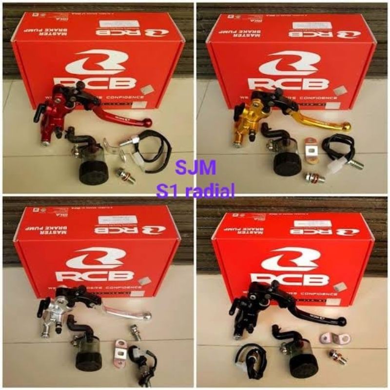Master rem RCB S1 radial kanan . master kanan RCB S1 kanan radial original
