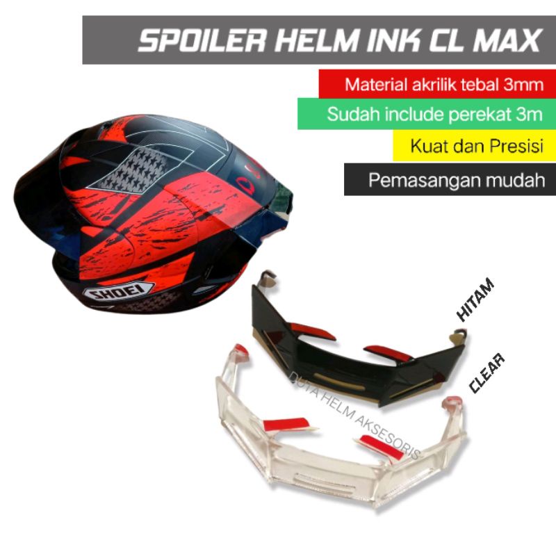 Spoiler Helm Ink Cl Max Semua Seri Aksesoris Helm Clmax Full Face