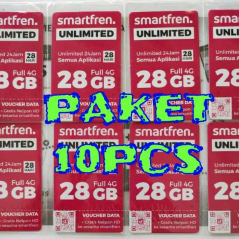 Paket Voucher Smartfren Unlimited Isi 10