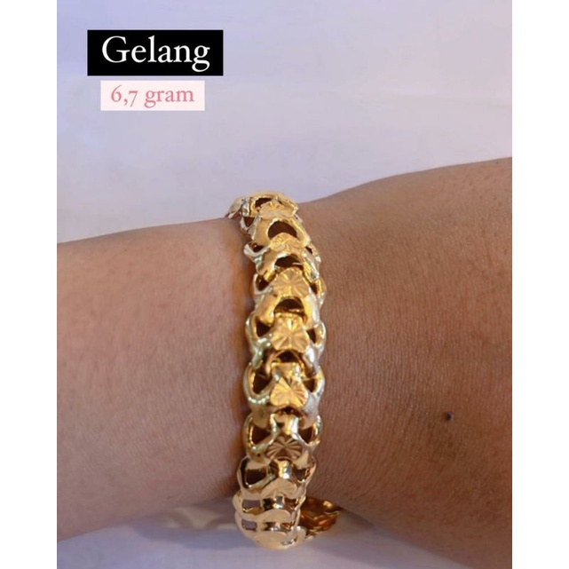 GELANG MODEL MAS 22K 70% SURABAYA