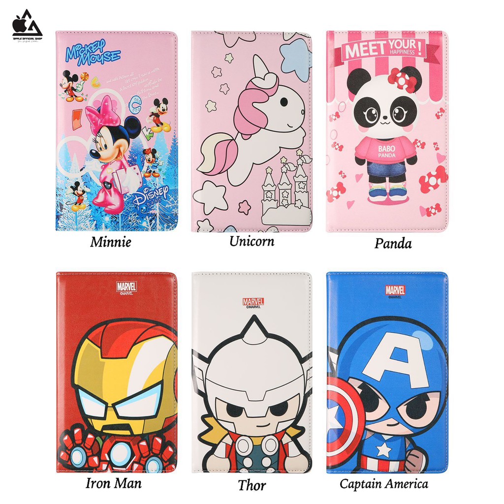 Book Cover Motif Super Hero Disney SAMSUNG TAB A8 10.5 2022/ X205 TAB S8+ 5G 12.4 TAB S7 FE 5G 12.4 TAB T295  TAB A8 2019 t225  a7 lite s6 lite TAB P205 /A8 S PEN TAB T505 /A7 10.4 2020  Sarung Rotary Motif Super Hero Kartun Disney