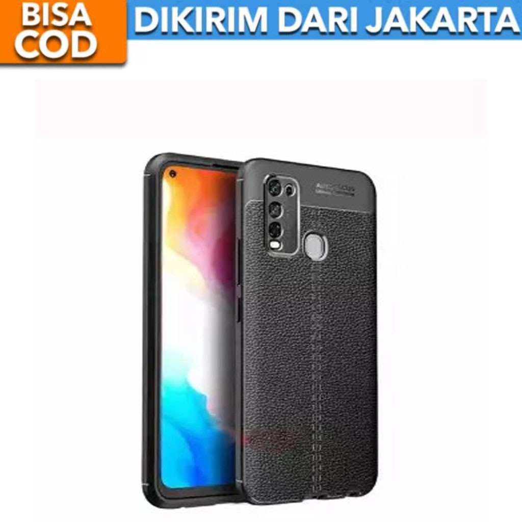 Case Auto Focus Vivo Y30 / Y50 Leather Experience SoftCase Slim Ultimate / Casing Kulit