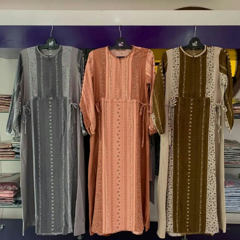 TERBARU DRESSLIM ZALNA RABBANI - GAMIS RABBANI MOTIF - BAJU GAMIS RABBANI