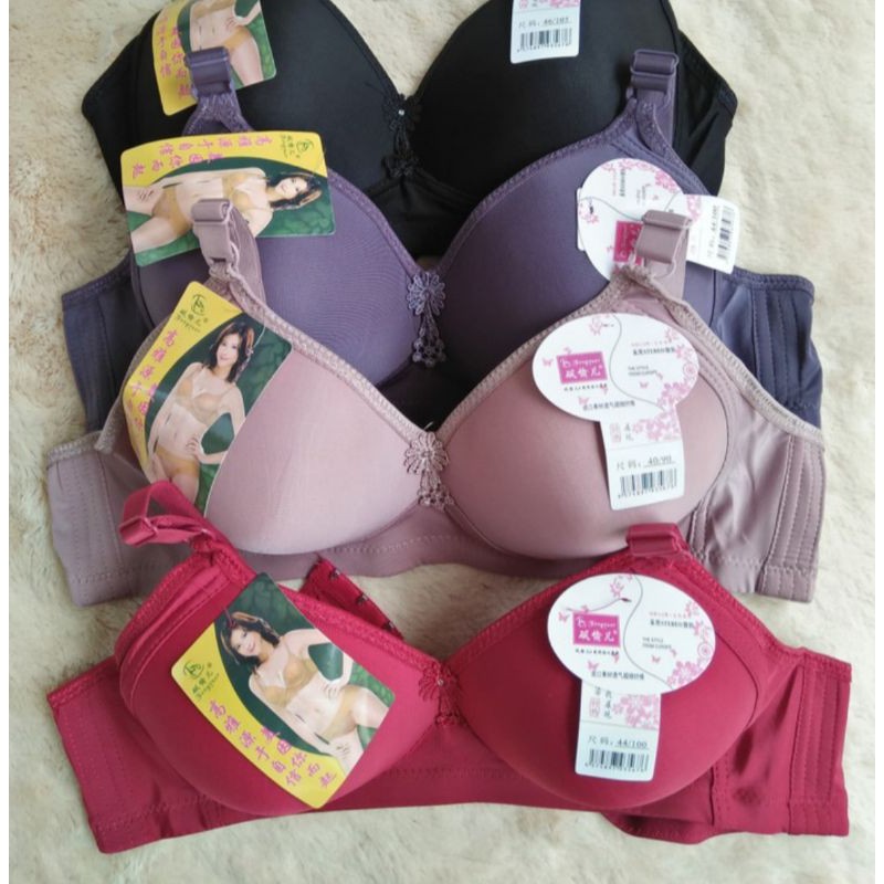 bh jupe size besar busa kancing 3 tanpa kawat/ bra fengyuer big kap / bh wanita size besar/ bra Jupe