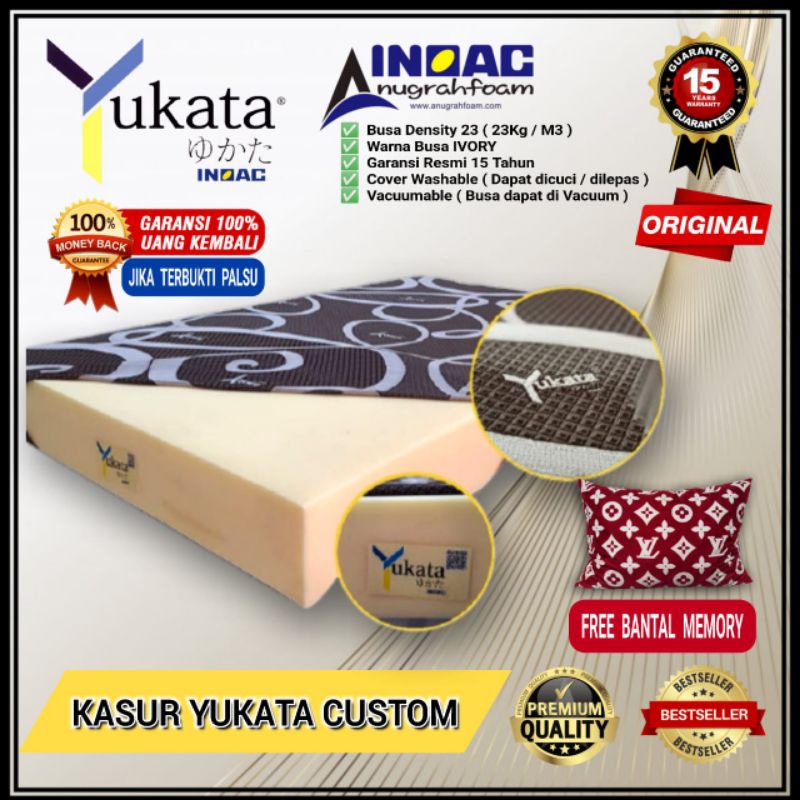 [ORIGINAL] KASUR BUSA INOAC YUKATA / KASUR INOAC ASLI / KASUR BUSA UTK KAMAR TIDUR GARANSI 15 TAHUN