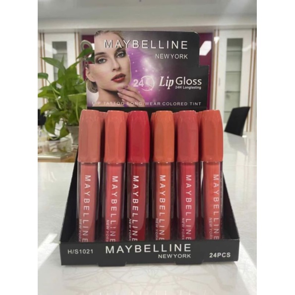 [PERBOX] LIPCREAM MAYBELINE No1021 / LIPGLOS MYB