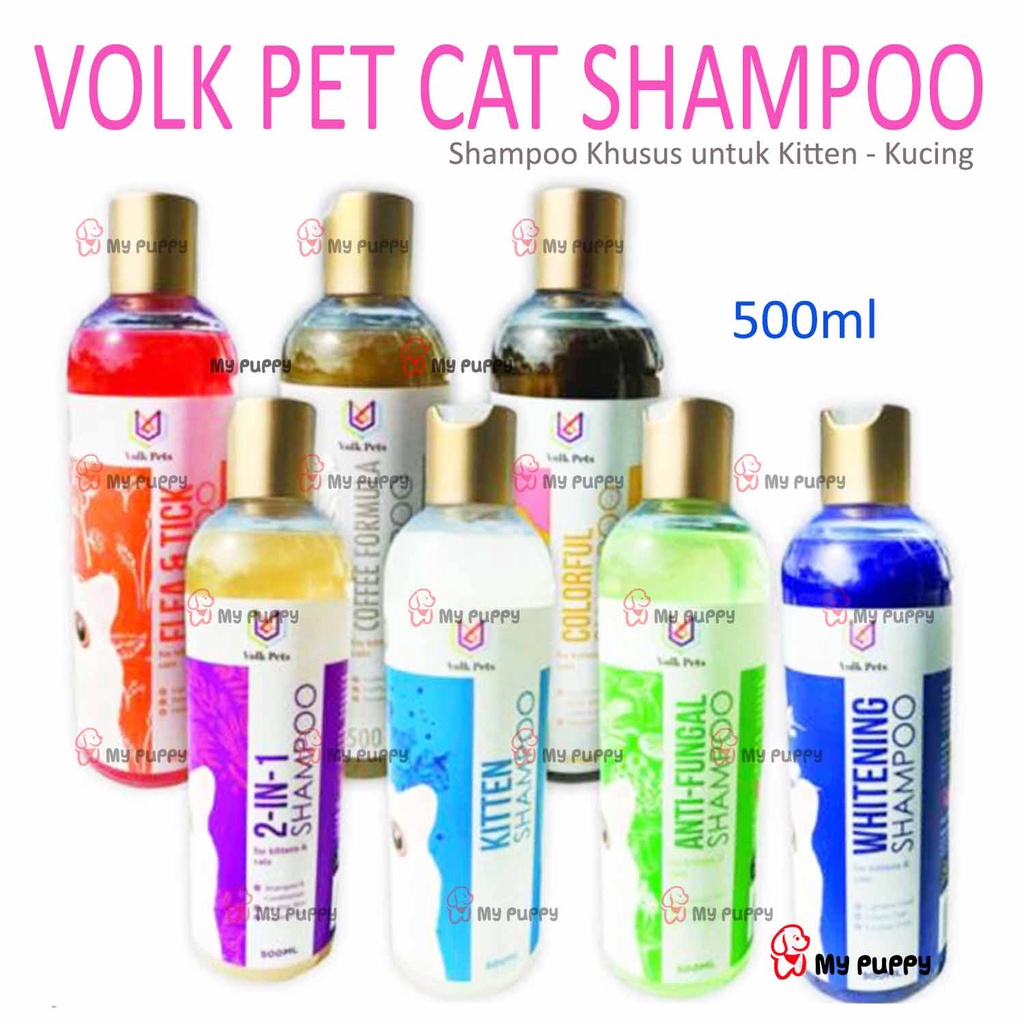 Jual VOLK PET CAT KITTEN SHAMPOO BOTOL 500ml Shopee Indonesia