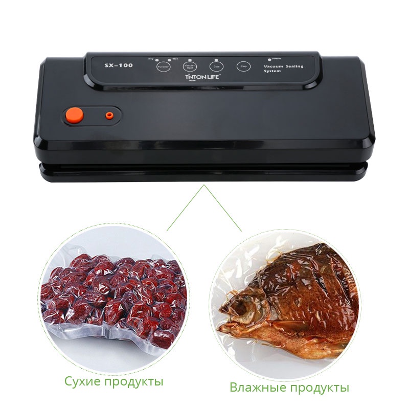 PROMO Pompa Vacuum Sealer Multifungsi - SX-100 - Black