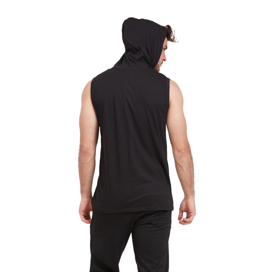 Kaos Singlet Pria Hoodie Fitness Gym