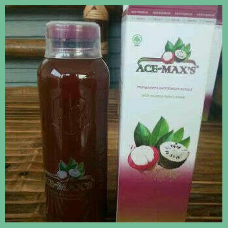

ACE MAX 'S EKSTRAK KULIT BUAH MANGGIS + EKSTRAK DAUN SIRSAK