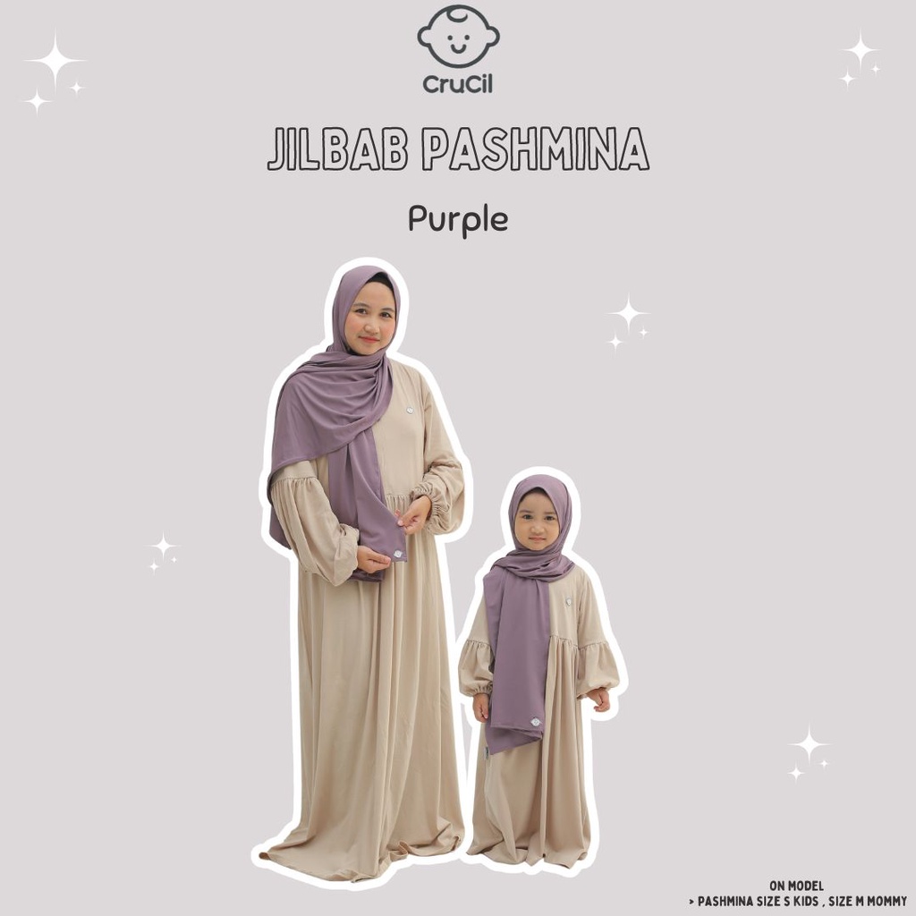 Jilbab Pasmina Tali Anak (0m - 2y)