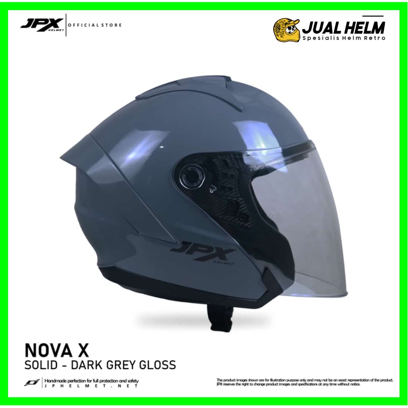 Helm JPX Nova X DarkGrey Glossy