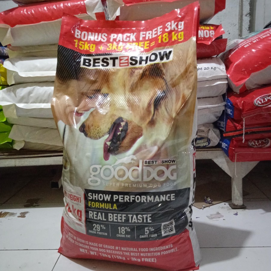 best in show good dog adult beef 18 kg - gooddog beef - GRAB/GOJEK