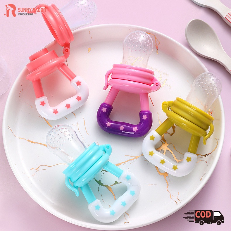 Dot Buah Bayi BPA Empeng Buah Bayi Silikon Baby Fruit Food Feeder Pacifier untuk 0 -12 Bulan  (B40-41-42)