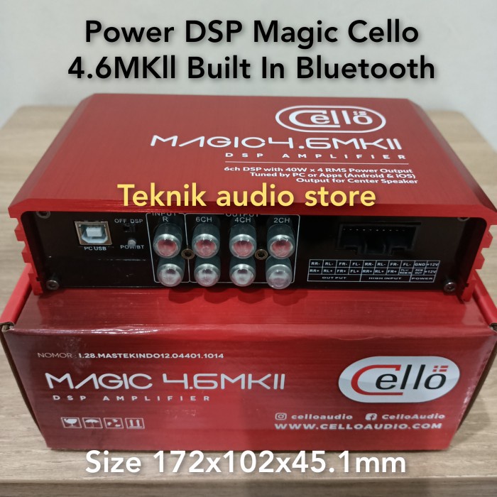 POWER PROCESSOR DSP CELLO MAGIC 4.6