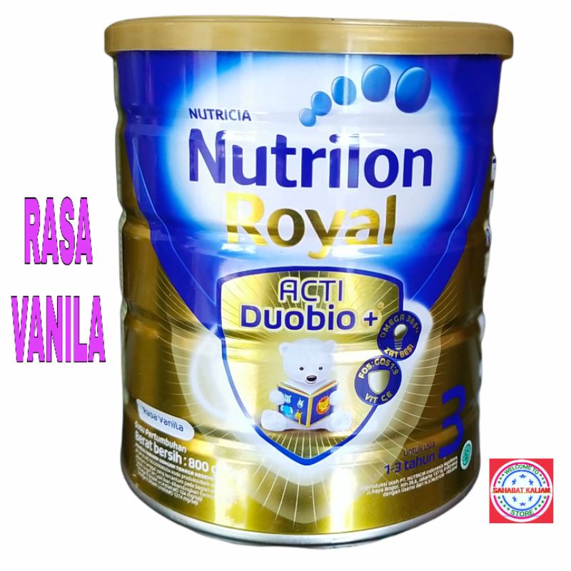 NUTRILON ROYAL 3 800GRAM SUSU PERTUMBUHAN 1-3 TAHUN