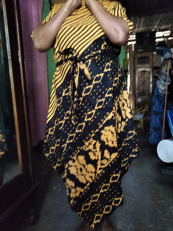 Aindra Batik Pekalongan Dress Lancip Wanita Tenun Troso