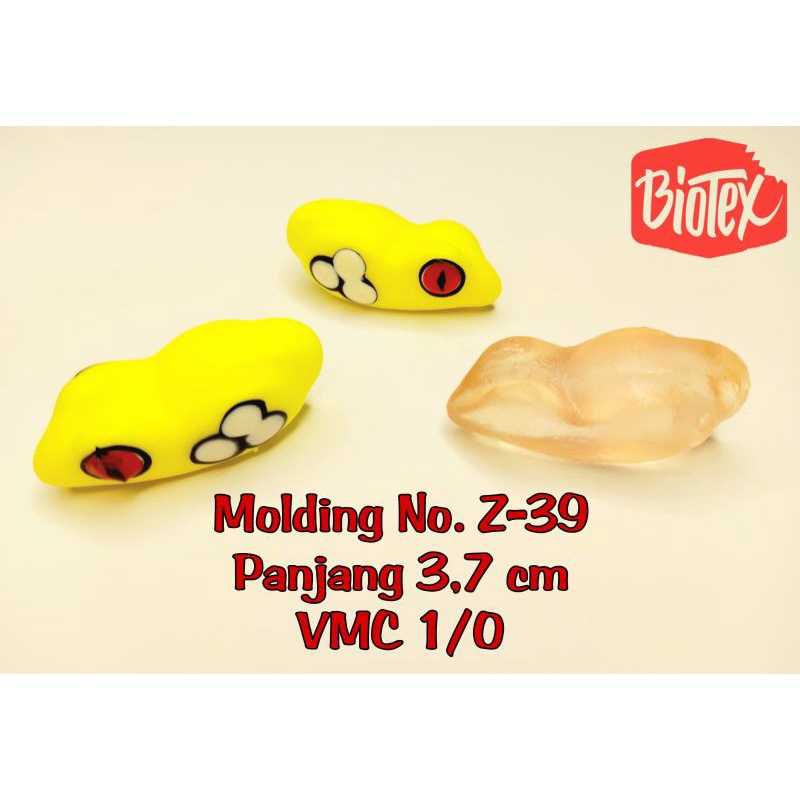 Molding Soft Frog No Z-39 panjang 3,7 cm