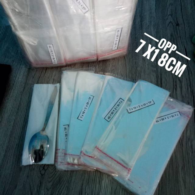 Plastik OPP / OPP sendok / OPP kue