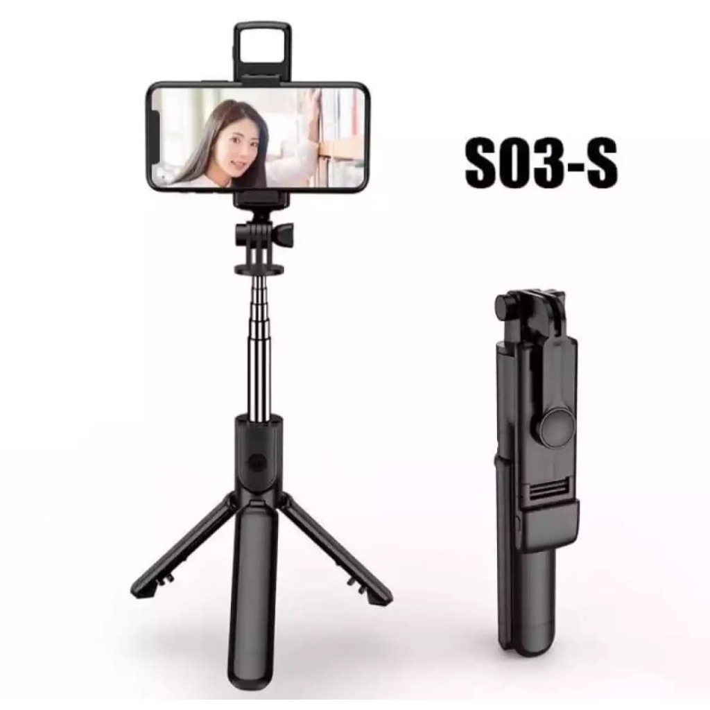 Tongsis Tripod Wireless Magic Q07 3IN1-Tomsis Bluetooth Dengan Remote Control Support Ios Android All Smartphone Kamera Dudukan GoPro Hp Camera-Tripod Nirkabel Monopod Tomsis Q-07 Magic Selfie Stick Tripod