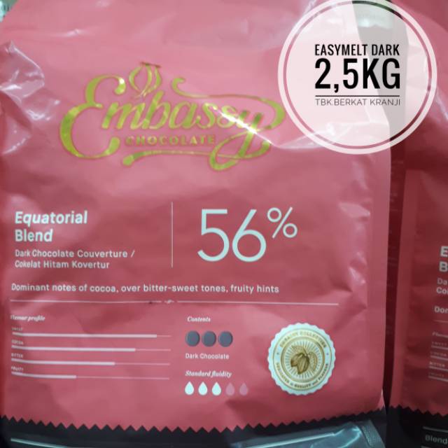 

Tulip easymelt dark 56% 2,5kg (KHUSUS PENGIRIMAN INSTAN COURIER)
