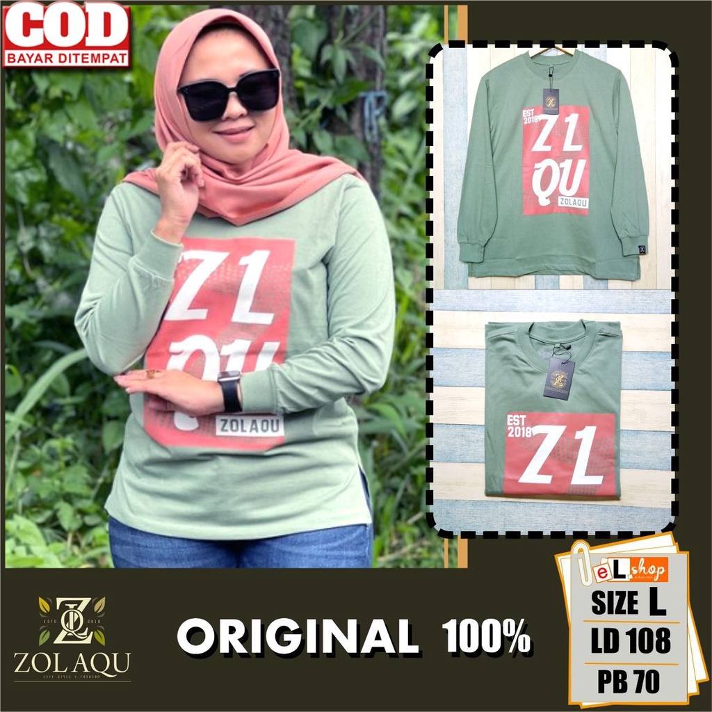 KAOS ZOLAQU ORI TERBARU 2022 ATASAN SEMI TUNIK ORIGINAL 100% PAKAIAN WANITA OUTFIT CLOTHING BAJU BLO