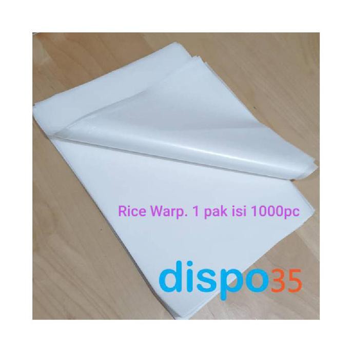 

Kertas Nasi Rice Warp Kertas Bungkus Nasi Kebab Burger Wrapping Paper Patio789