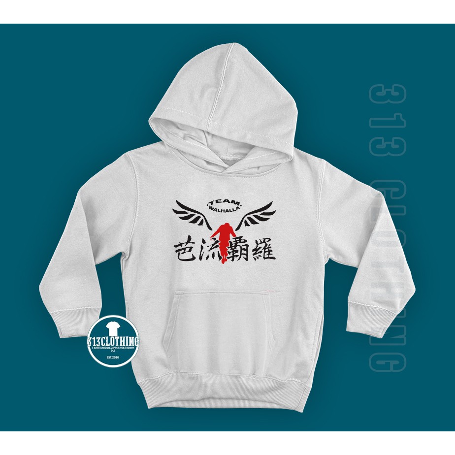Jaket Anak Hoodie Anak Team Valhalla Tokyo Revengers Bestseller Anak Valhalla